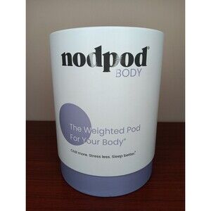 NodPod Body 6.5 Pound Weighted Compact Throw Blanket Lavendar EUC